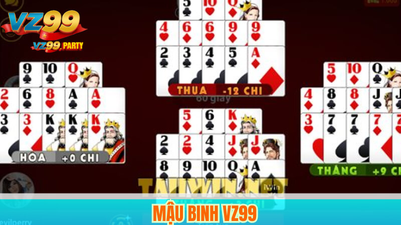 Hướng Dẫn Chơi Mậu Binh VZ99 Chi Tiết & Dễ Hiểu 3 Mậu binh VZ99