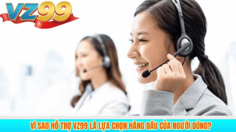 Hỗ trợ VZ99 – Dịch vụ chăm sóc khách hàng nhanh hiệu quả 2 Vì sao hỗ trợ VZ99 là lựa chọn hàng đầu của người dùng?